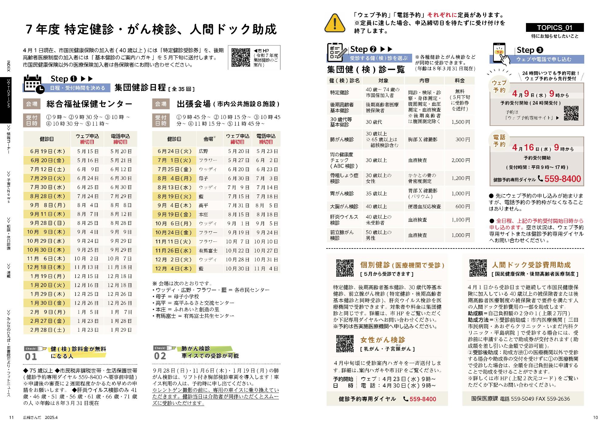 広報さんだ令和7年4月号トピックス1