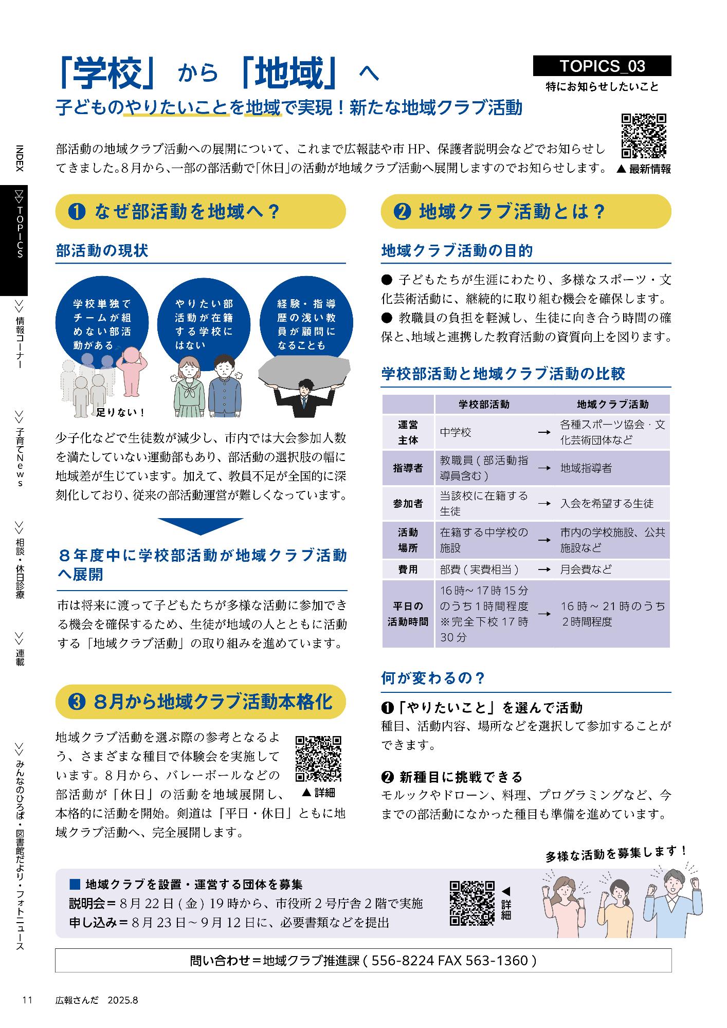 広報さんだ令和7年8月号トピックス3