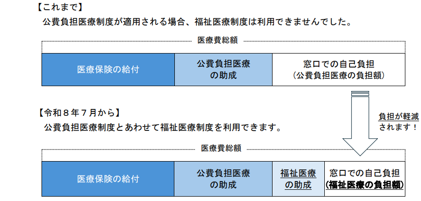 他公費併用の図
