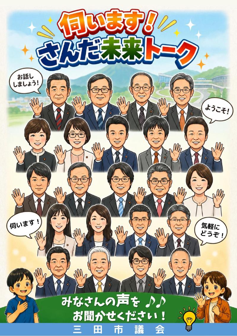 伺います!さんだ未来トークちらし