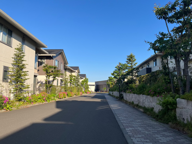住宅街の道路