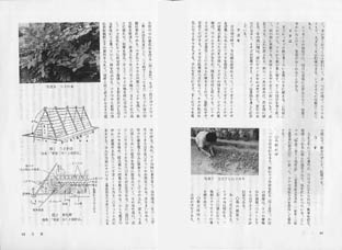 地域の写真や図などが掲載された「市史研究さんだ創刊号]のページ見本