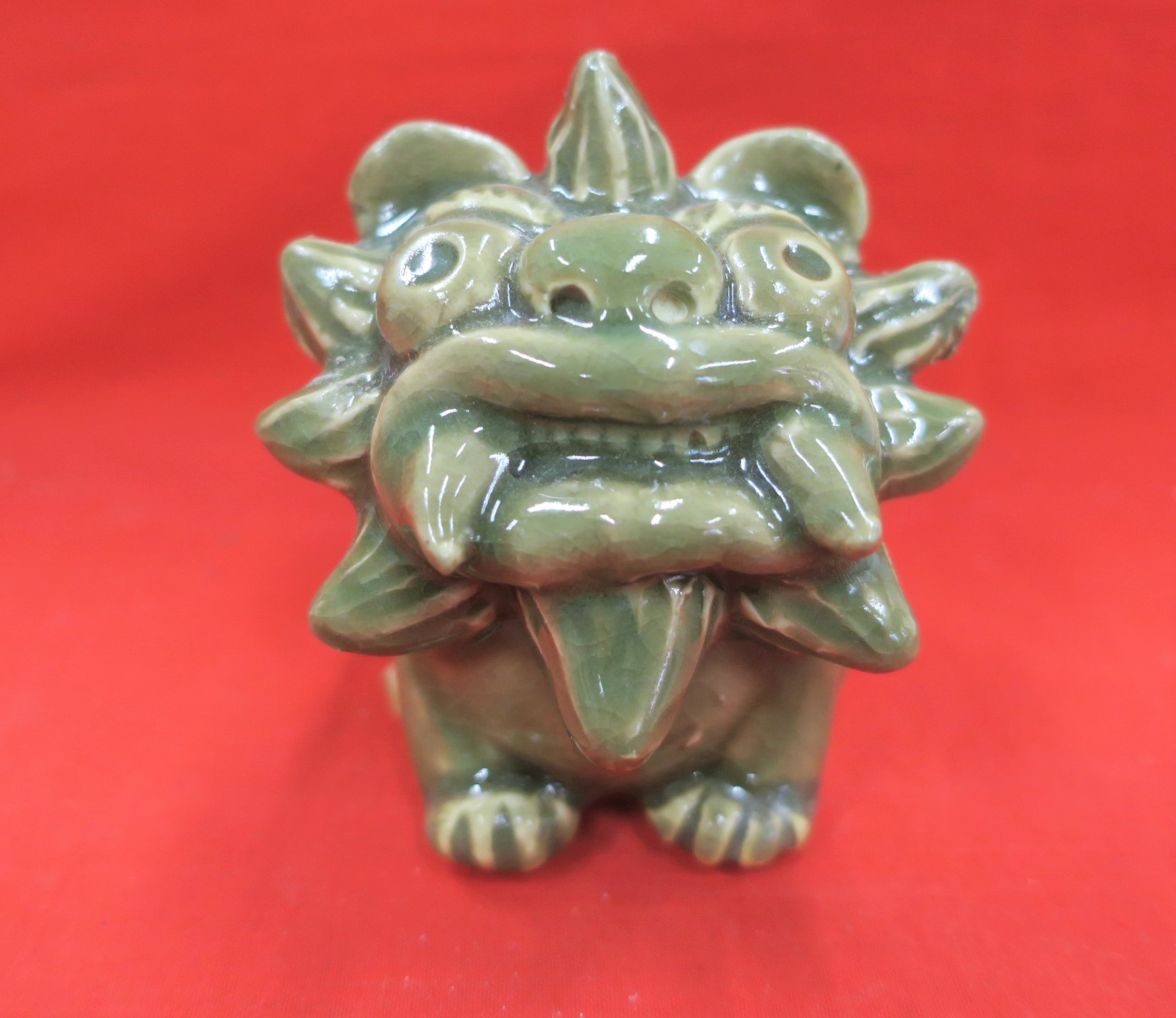 （イメージ）伊藤瑞宝やきもの講座「季節のやきものづくり」青磁のシーサー（阿形）