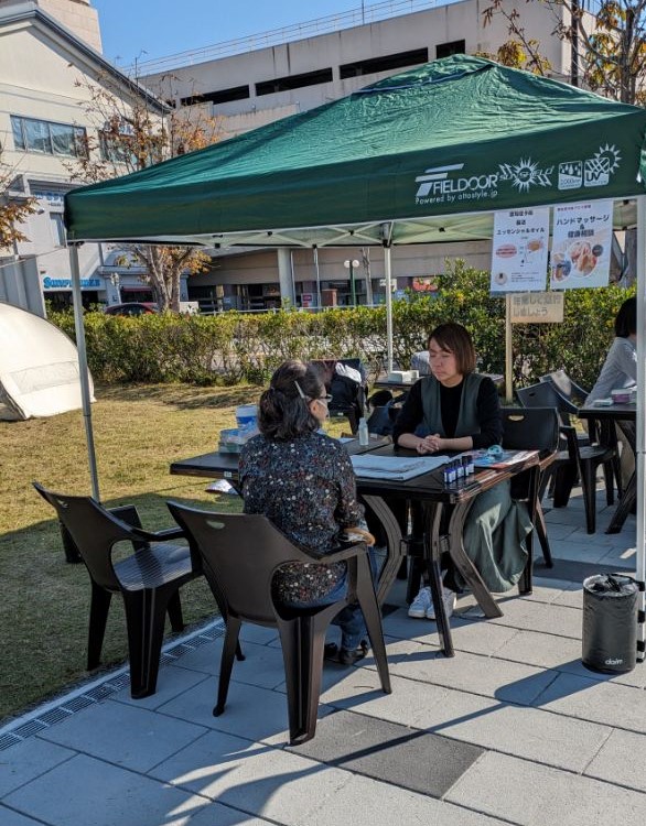 つぼみマーケット出店の写真4