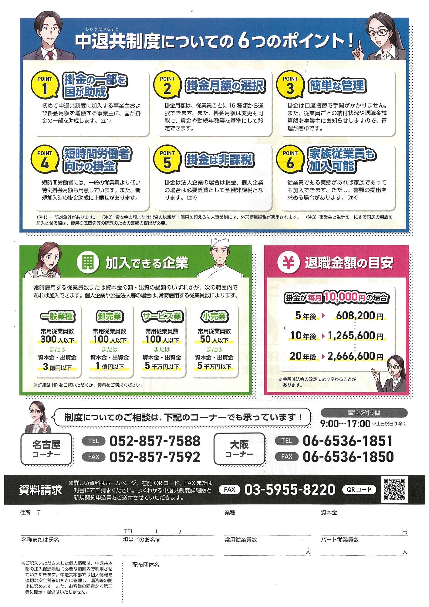 中退共チラシ裏