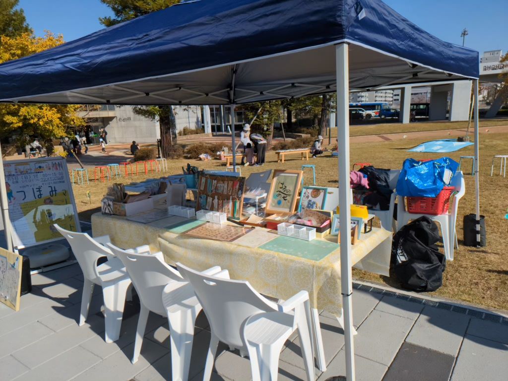 つぼみマーケット出店の写真1