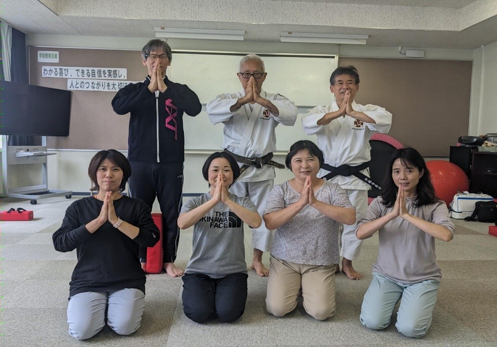 護身術教室・集合写真