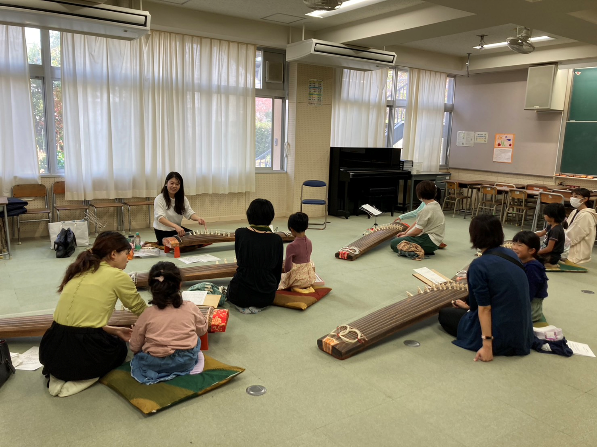 お琴教室の様子