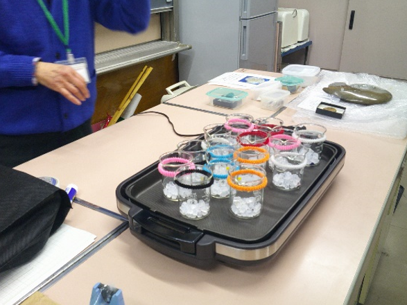 アンモナイト石鹸づくり