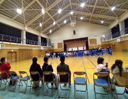 講座の様子（父兄の参観）