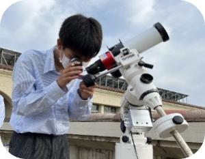 太陽観察の様子1