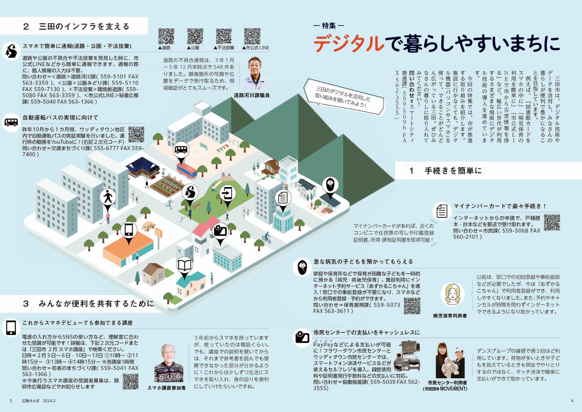 広報さんだ令和6年2月号特集