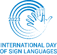 2023年度手話言語の国際デーロゴ