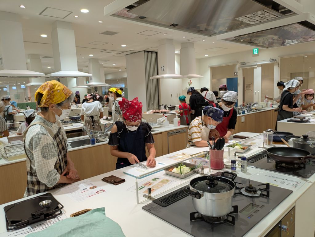 料理をしている写真