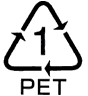 リサイクルマーク1 PET