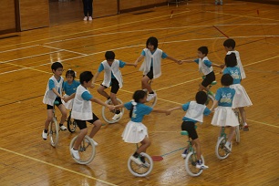 （2025）一輪車運動の様子