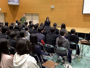 最後の学年集会