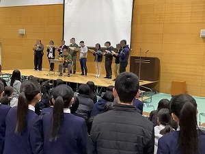 最後の学年集会