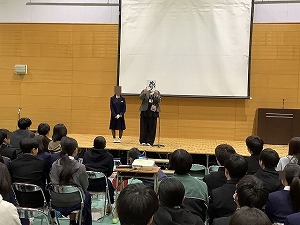 最後の学年集会