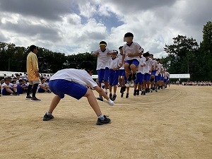 大縄跳び