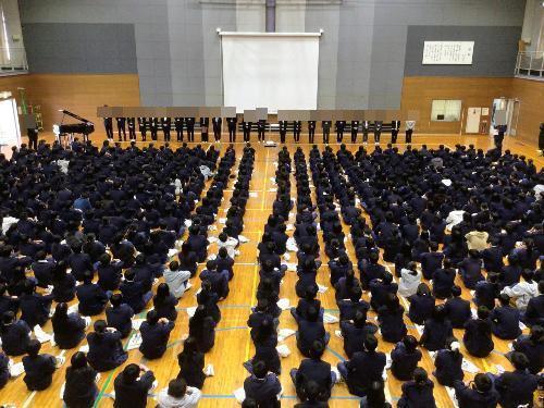 着任式のようす