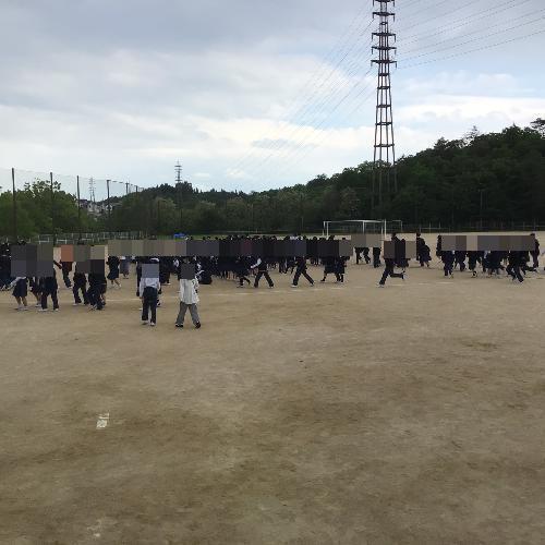 避難訓練の様子