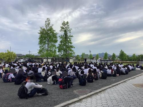 3年生修学旅行「出発式」