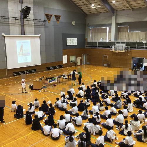 2年道徳講演会～福祉について学ぶ