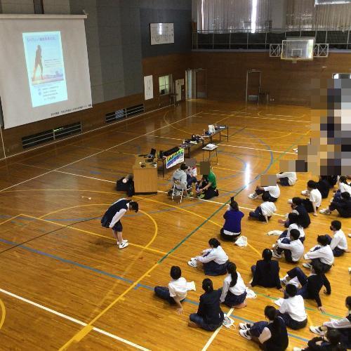 2年道徳講演会～福祉について学ぶ