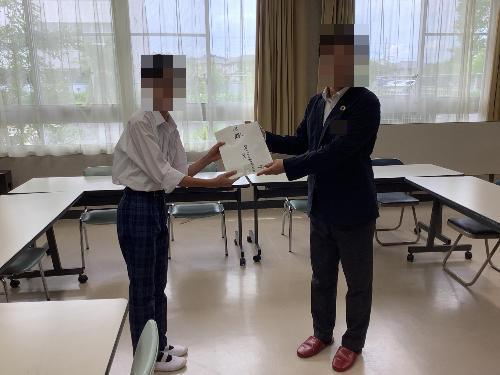 ベルマーク寄付を受取