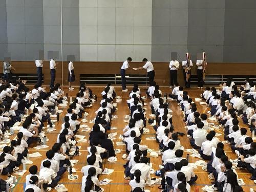 表彰伝達