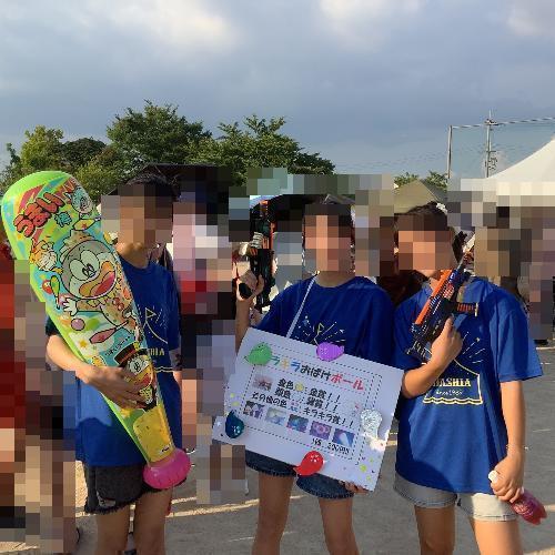 あかしあ台夏祭り「生徒ボランティア」