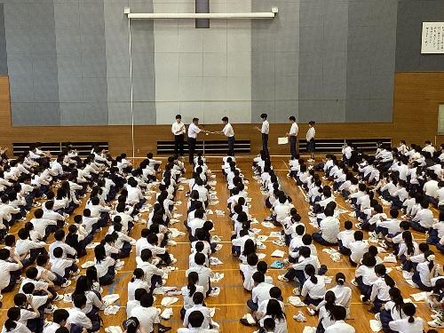 表彰伝達