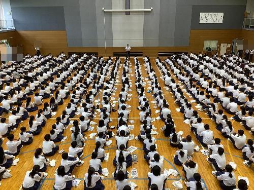 2学期始業式「学校長式辞」