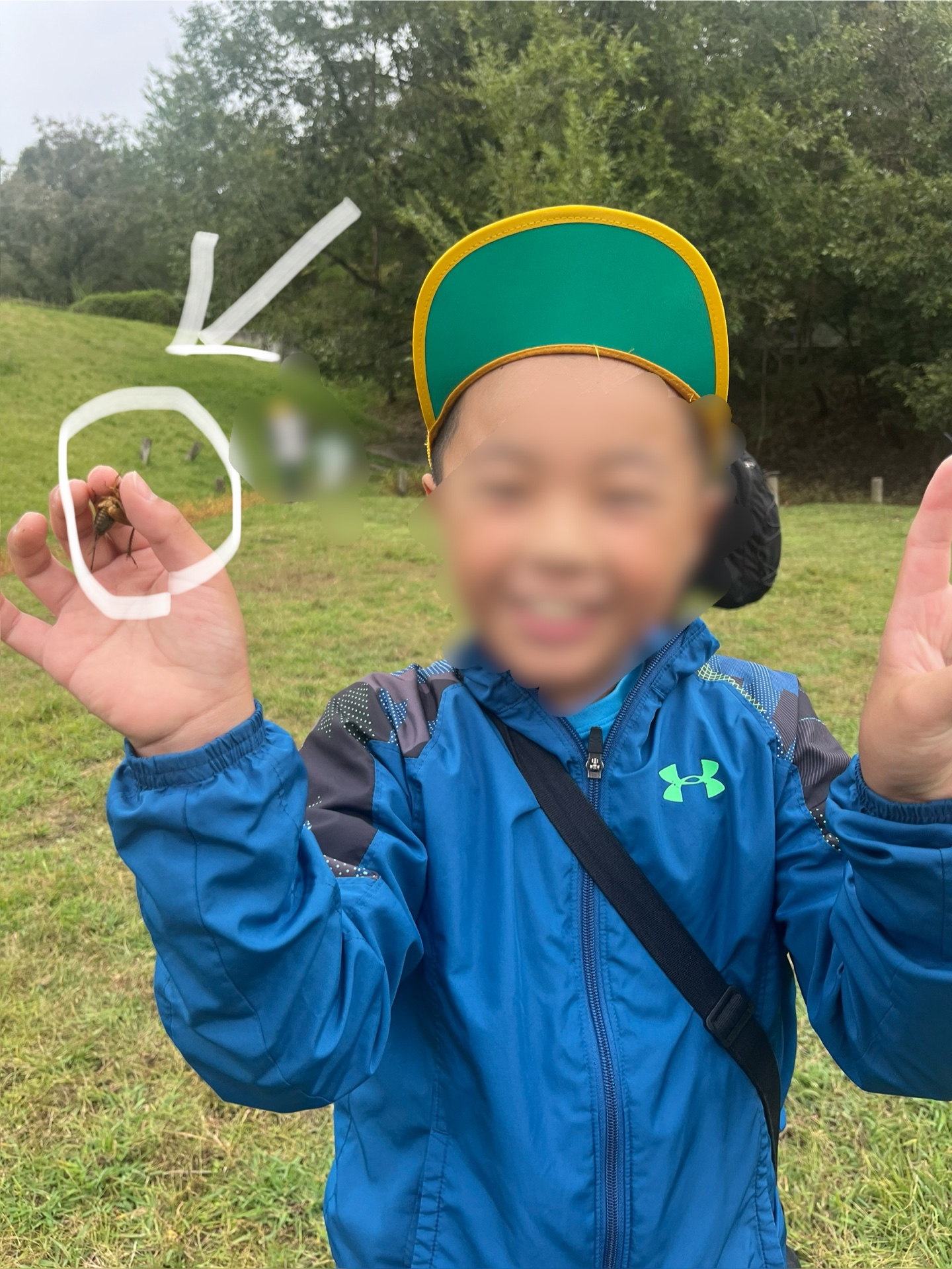 すっごい笑顔です