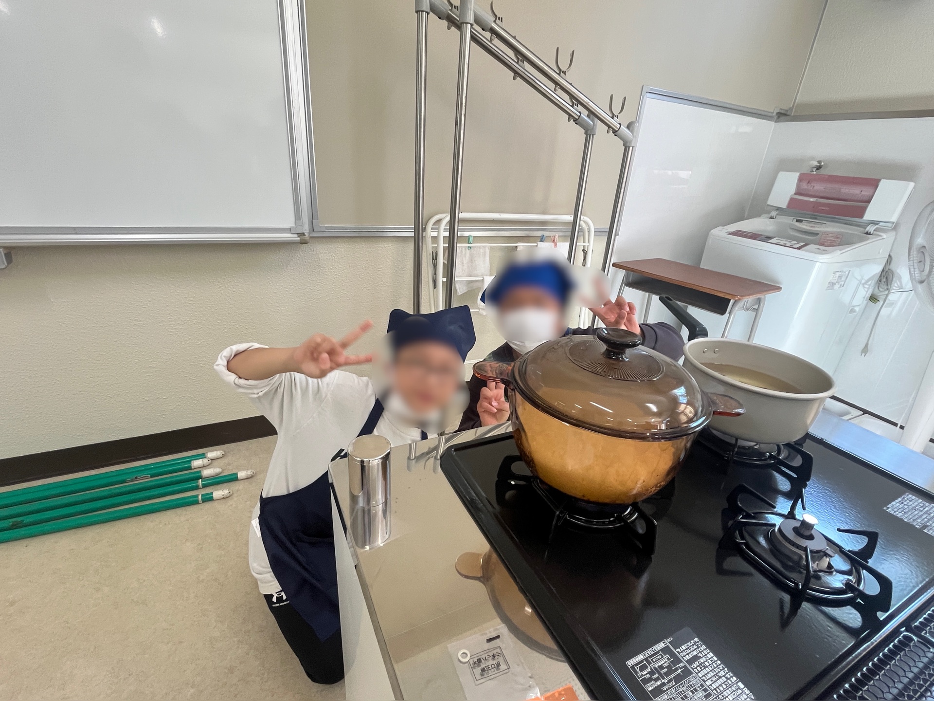 美味しいお米がたけてる