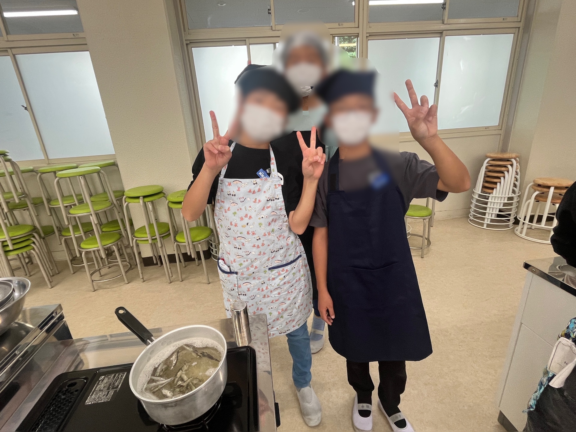 5年生の調理実習