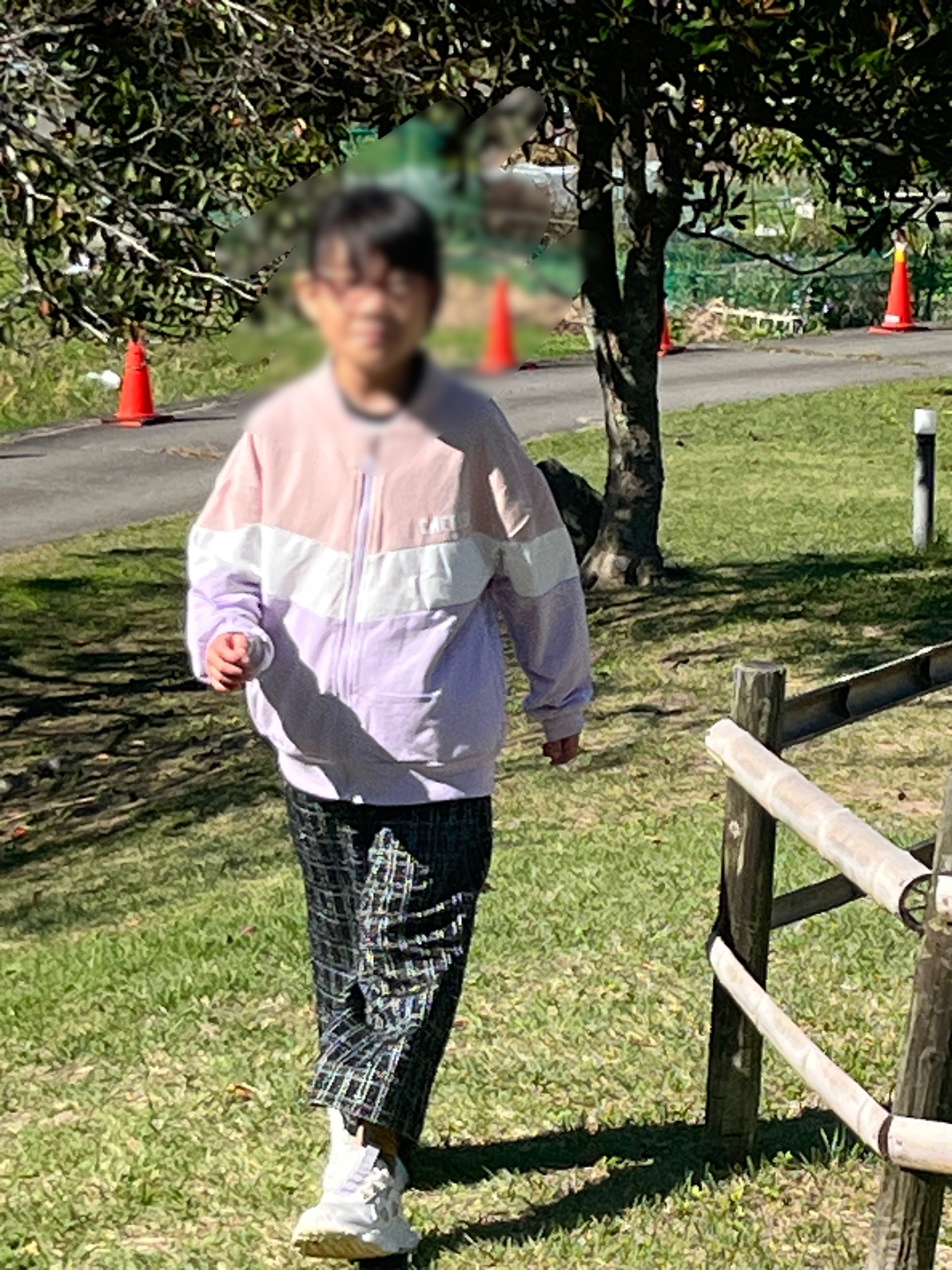 のぼり切って一息