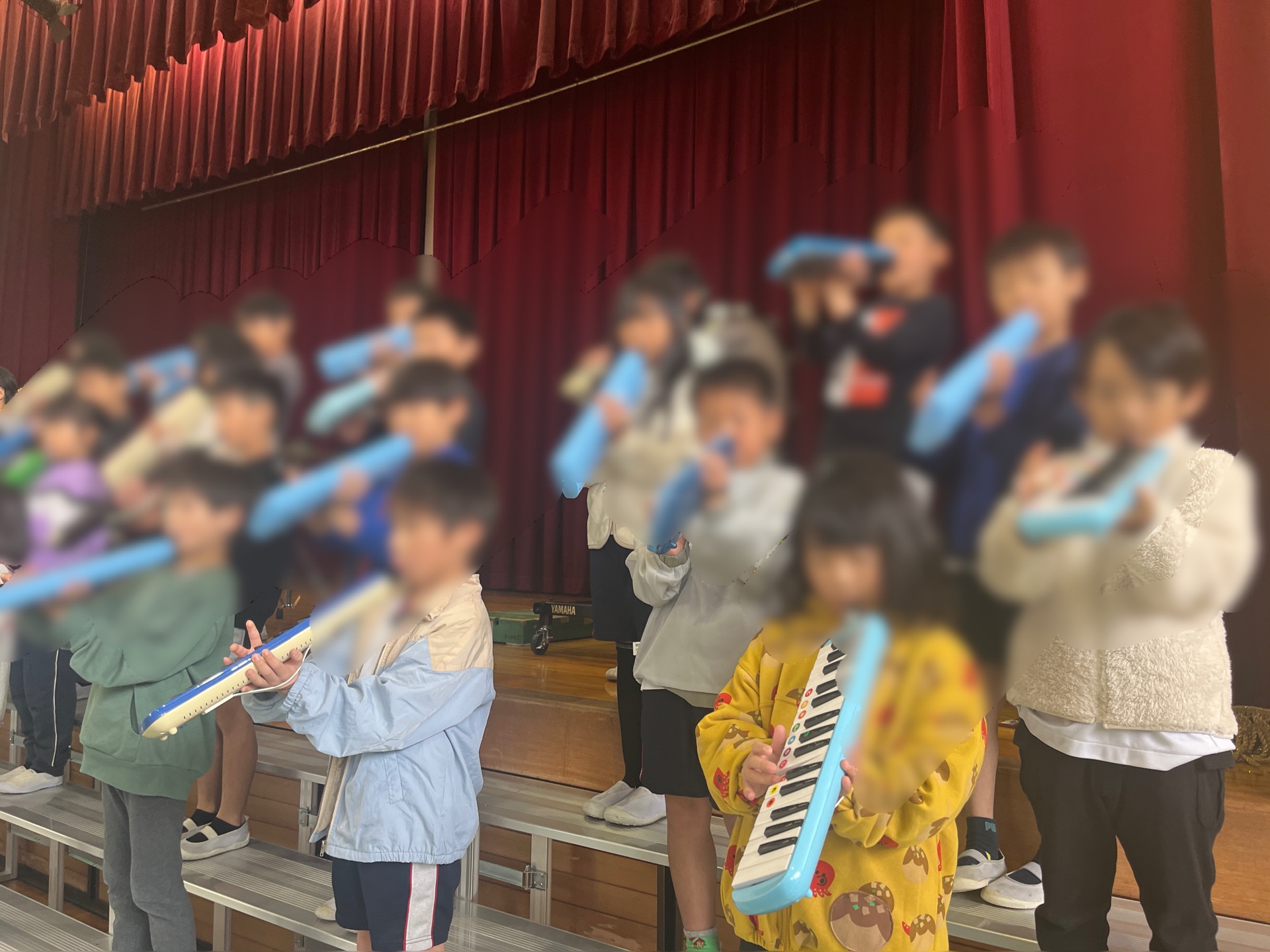 ピアニカにも熱がこもる