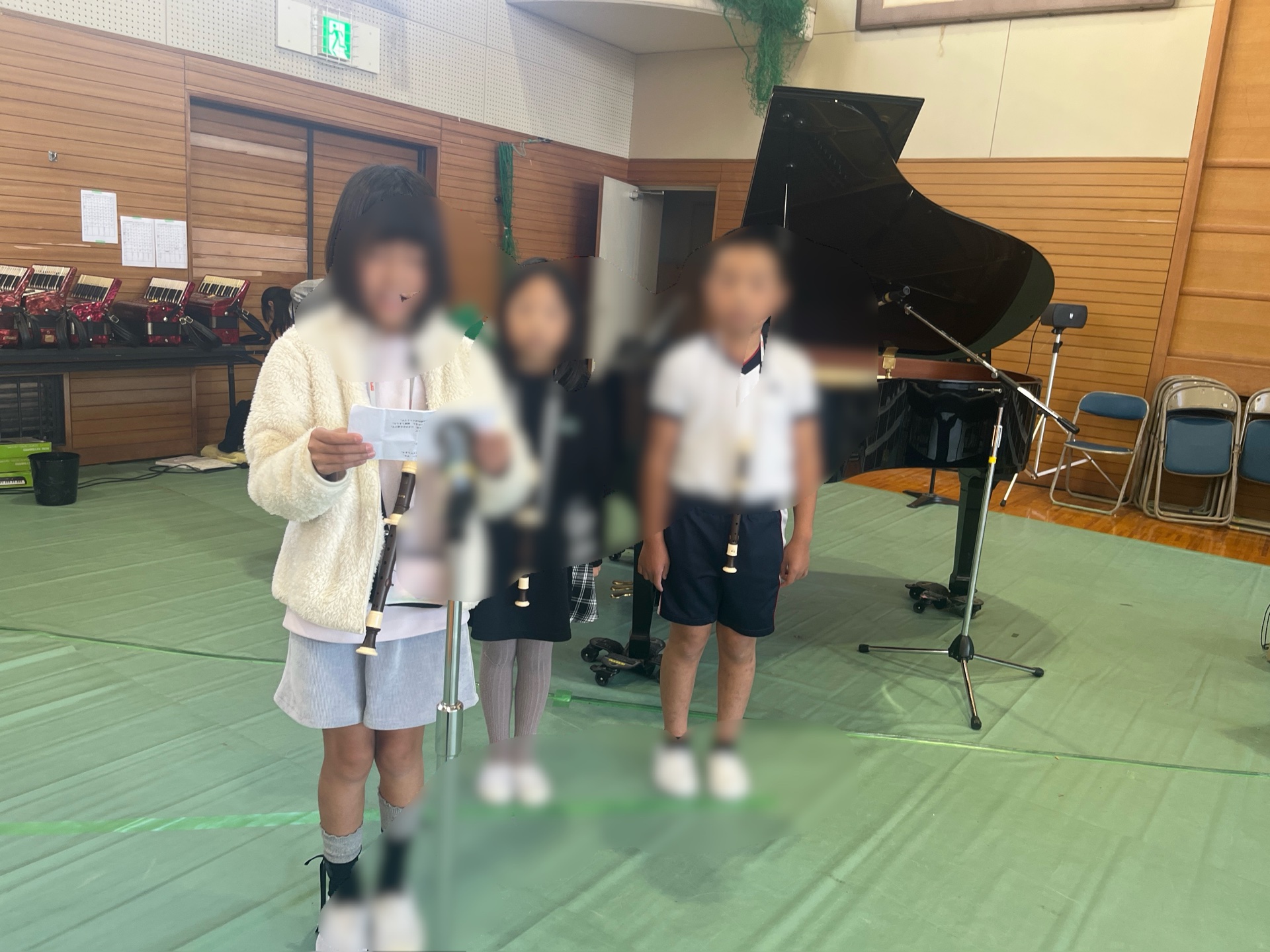 曲紹介の練習もばっちり