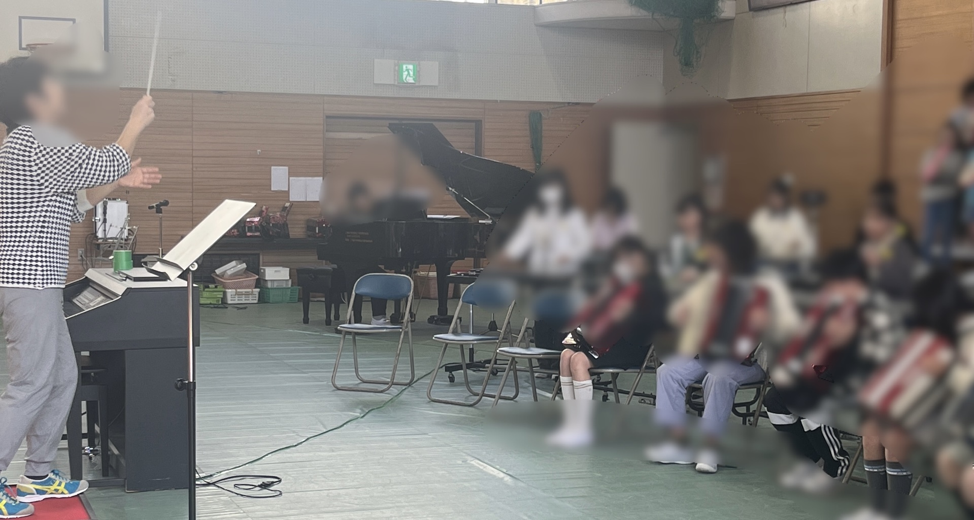 週明けの練習は、ちょっと難しい