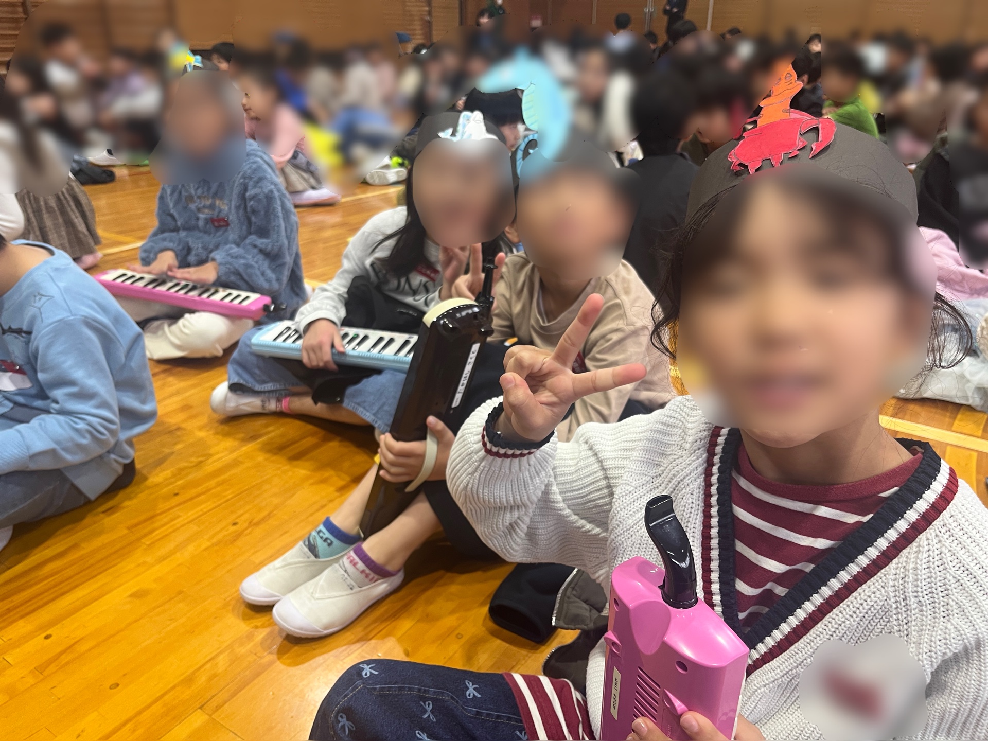 子ども音楽会で番町の二年生