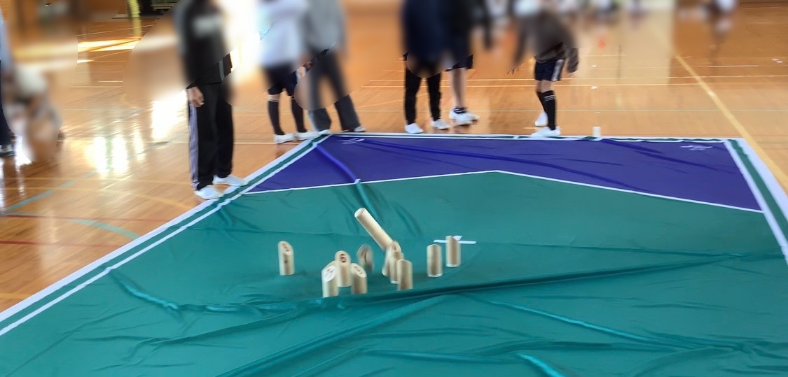 ニュースポーツにも触れました