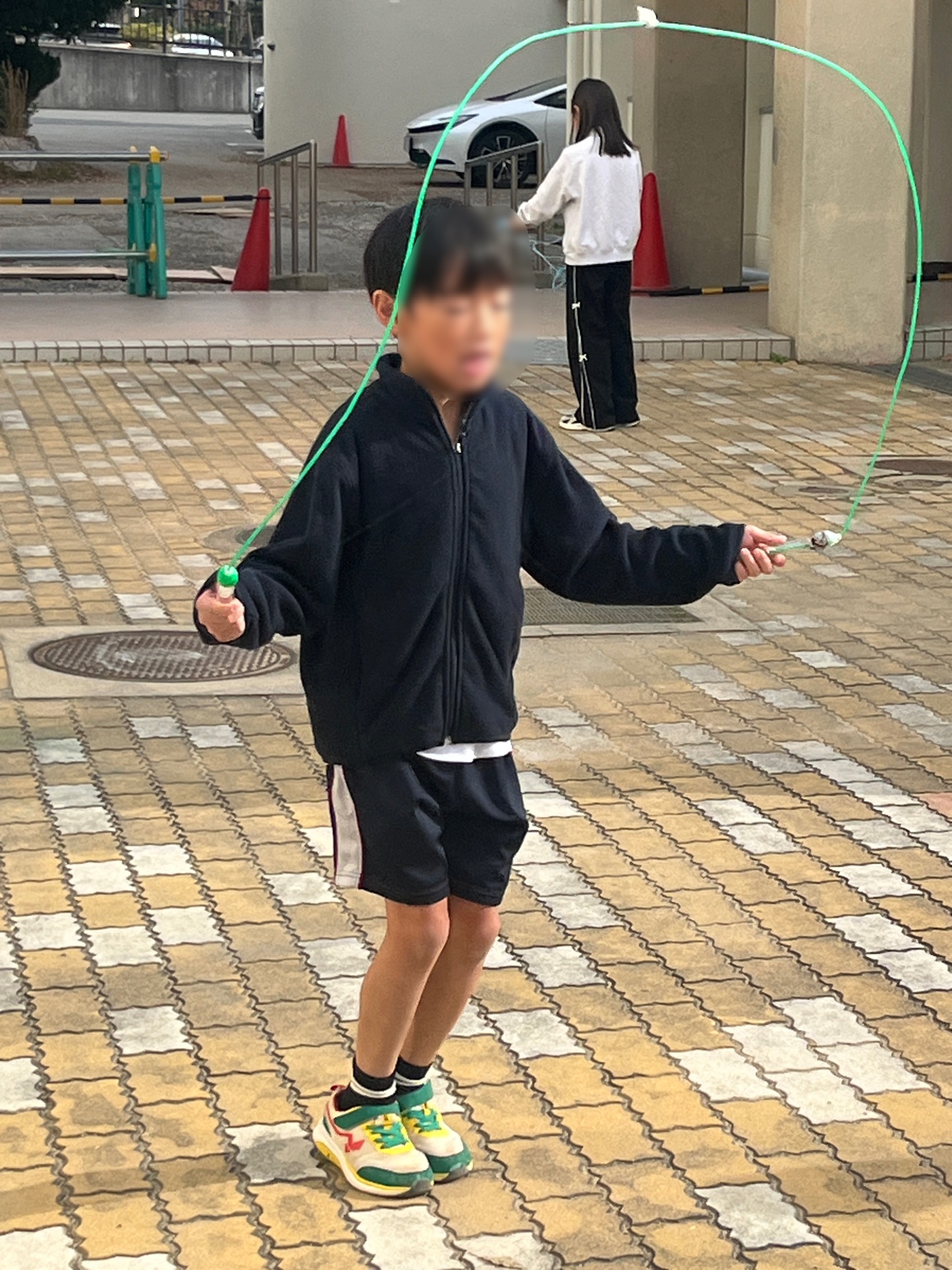 果敢にチャレンジ二十跳び