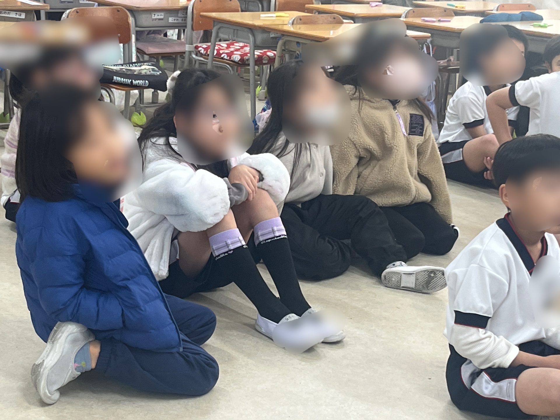 引き寄せられる1年生