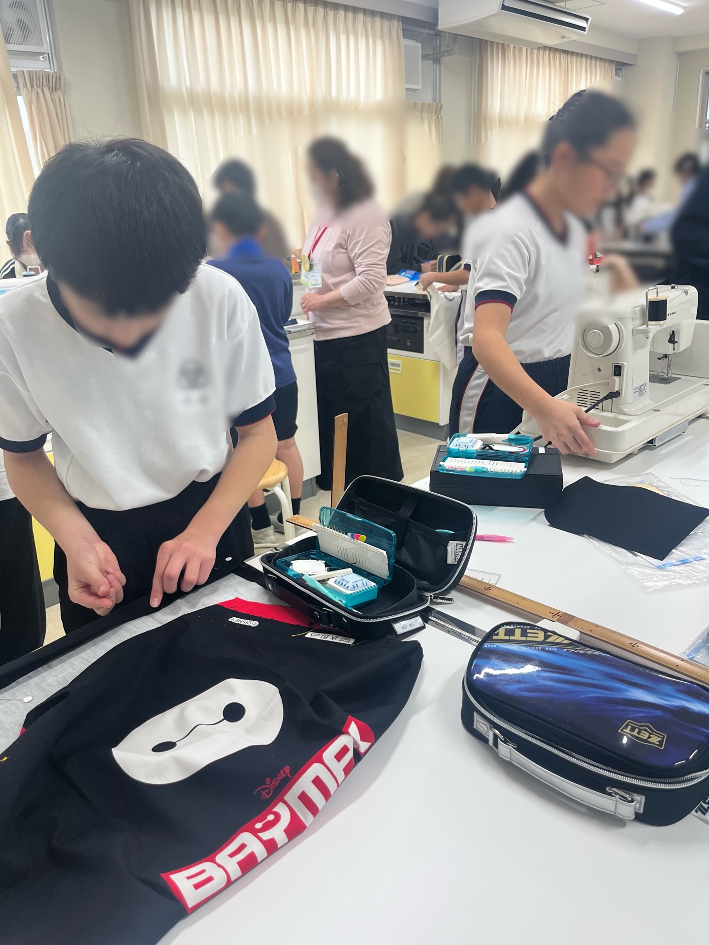 エプロンの模様は、お好みです