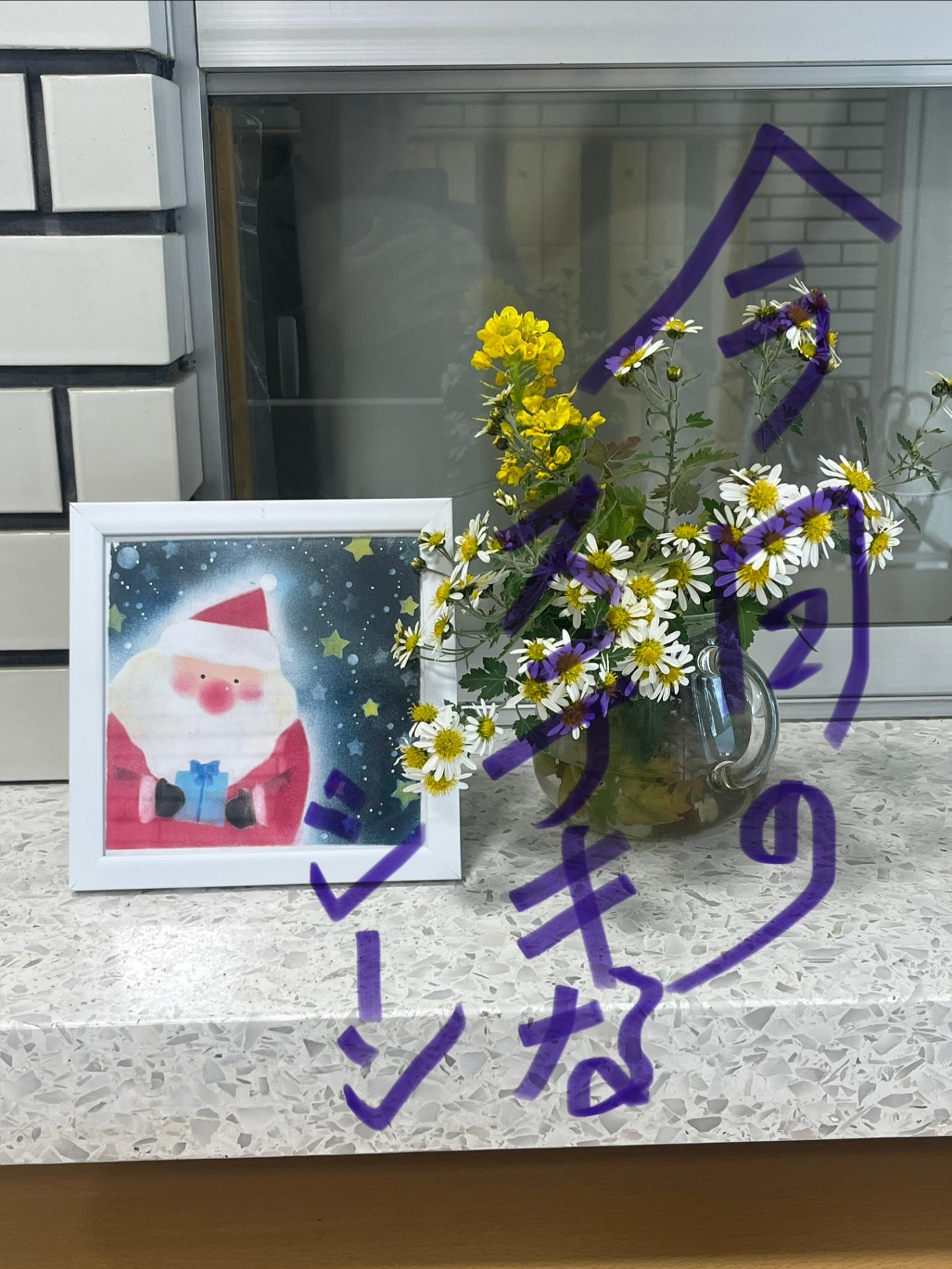 職員玄関の飾り