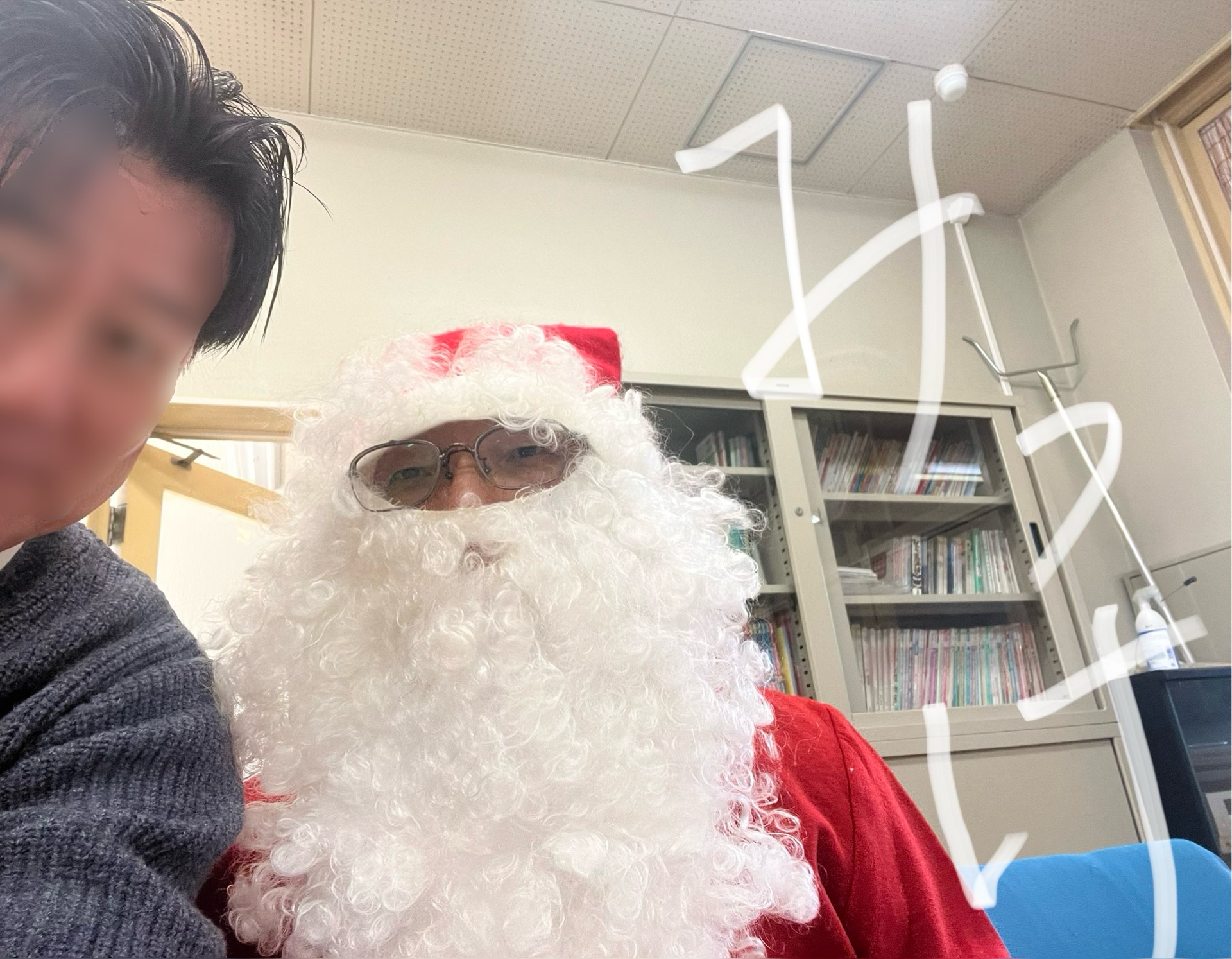 サンタさん、みっけ