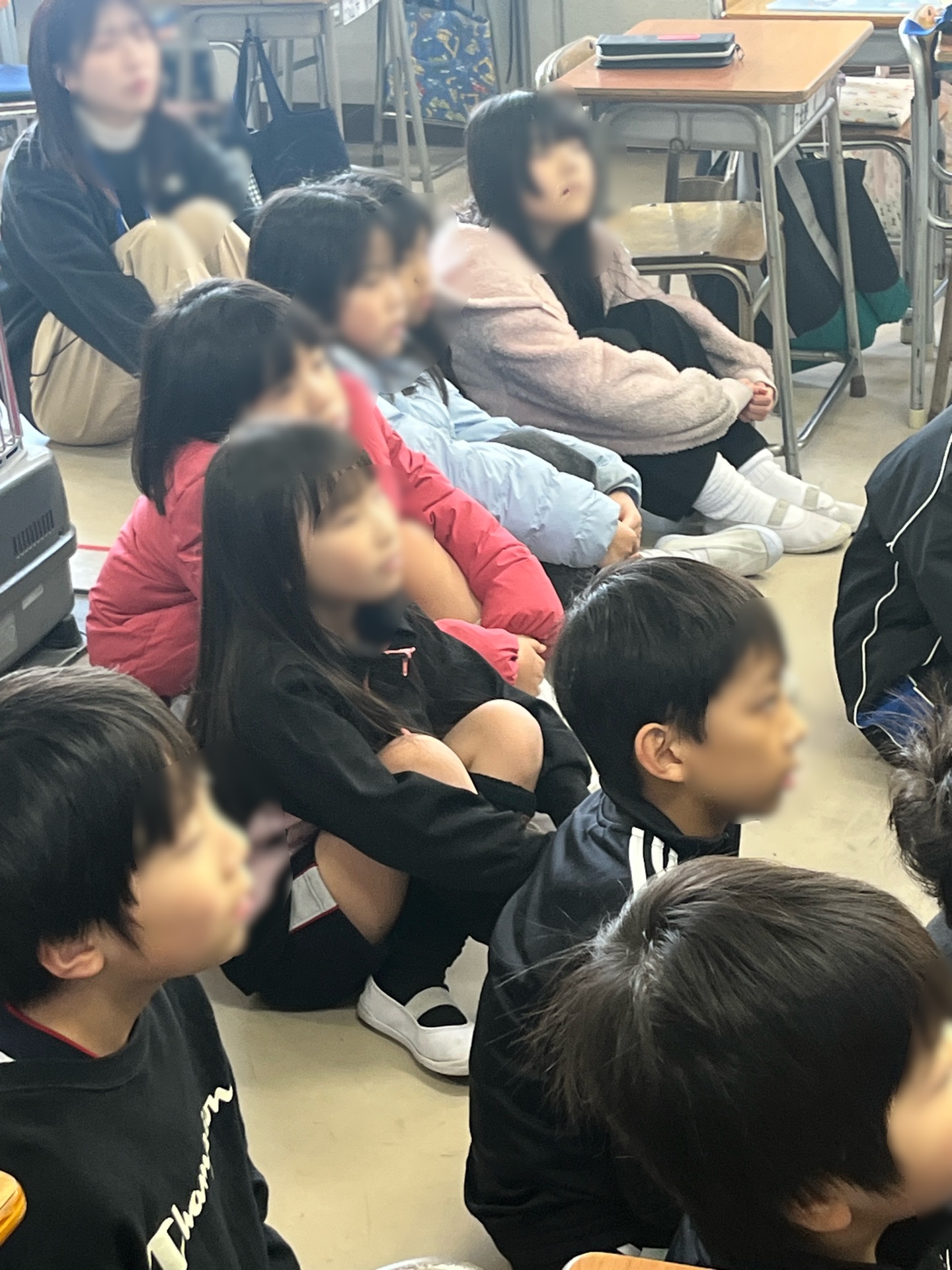 別のクラスでもこの通り