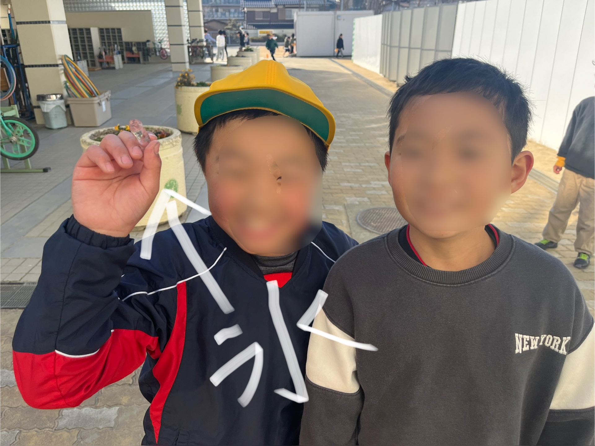 水道のところで見っけ！